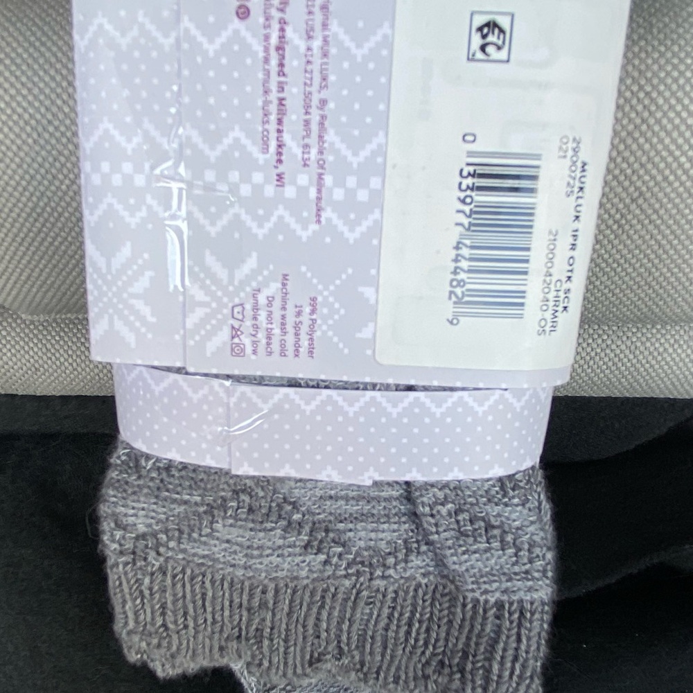 MUK LUKS Over the Knee Socks. Sz 6-11 - Picture 4 of 4